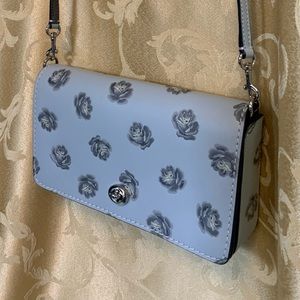 Coach Dinkey with Glitter Rose Print